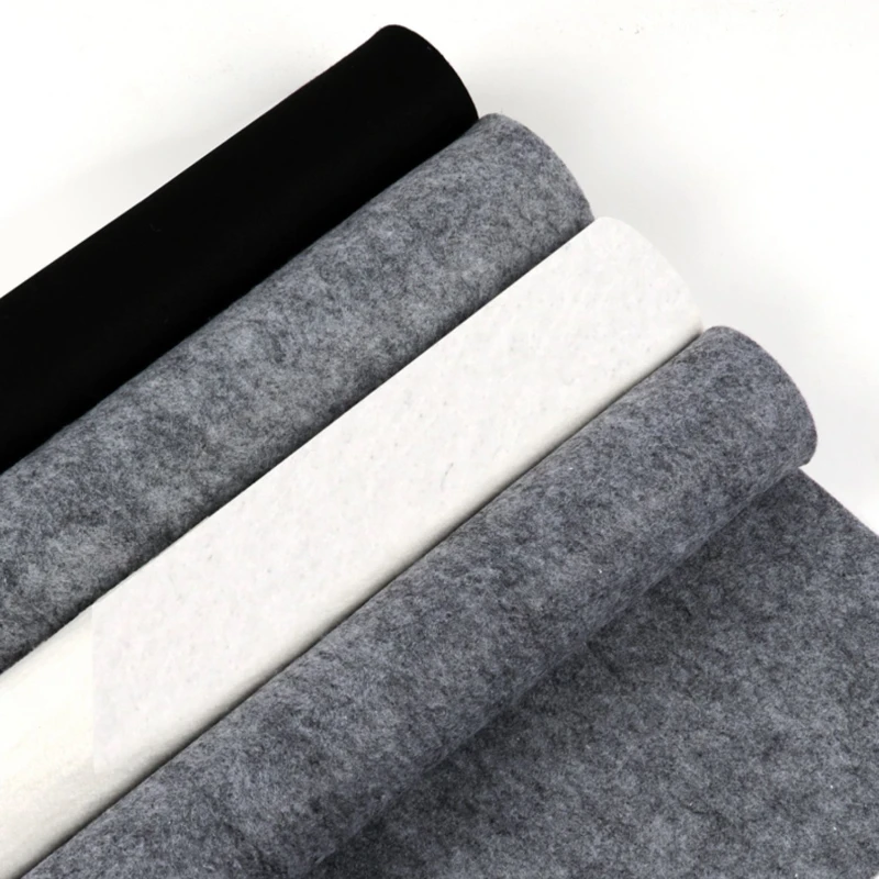 3mm/5mm Thickness Soft Non-woven Felt Fabric Sheet Patchwork Sewing Crafts Accessories Wool Felt Material by half meter 50x100cm