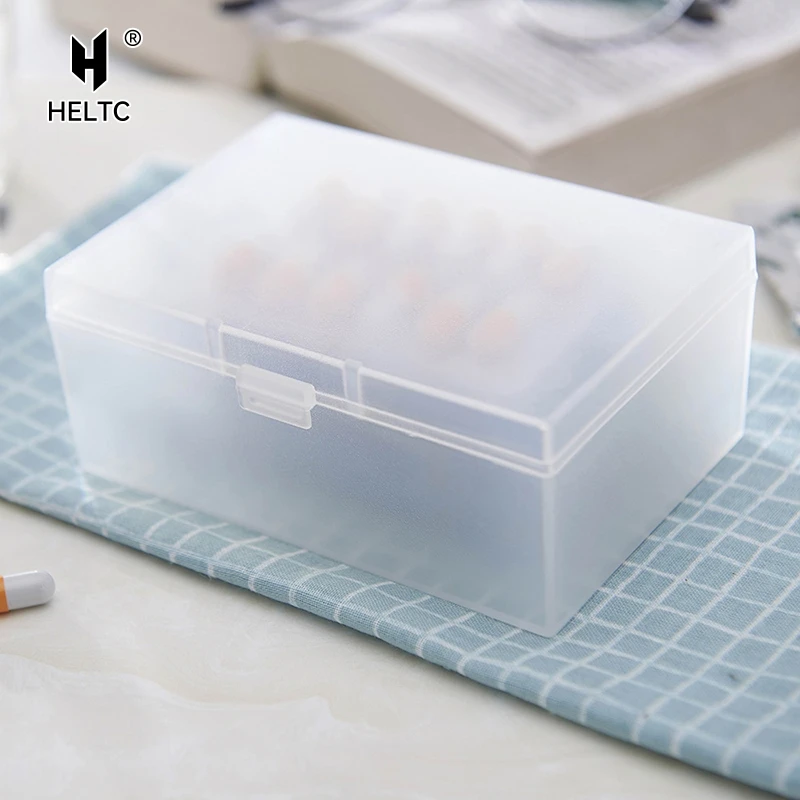 Plastic Transparent Box Screw Compartment Box Jewelry Earring Display Case Container Clear Terminal Organizer Tool Storage Boxes