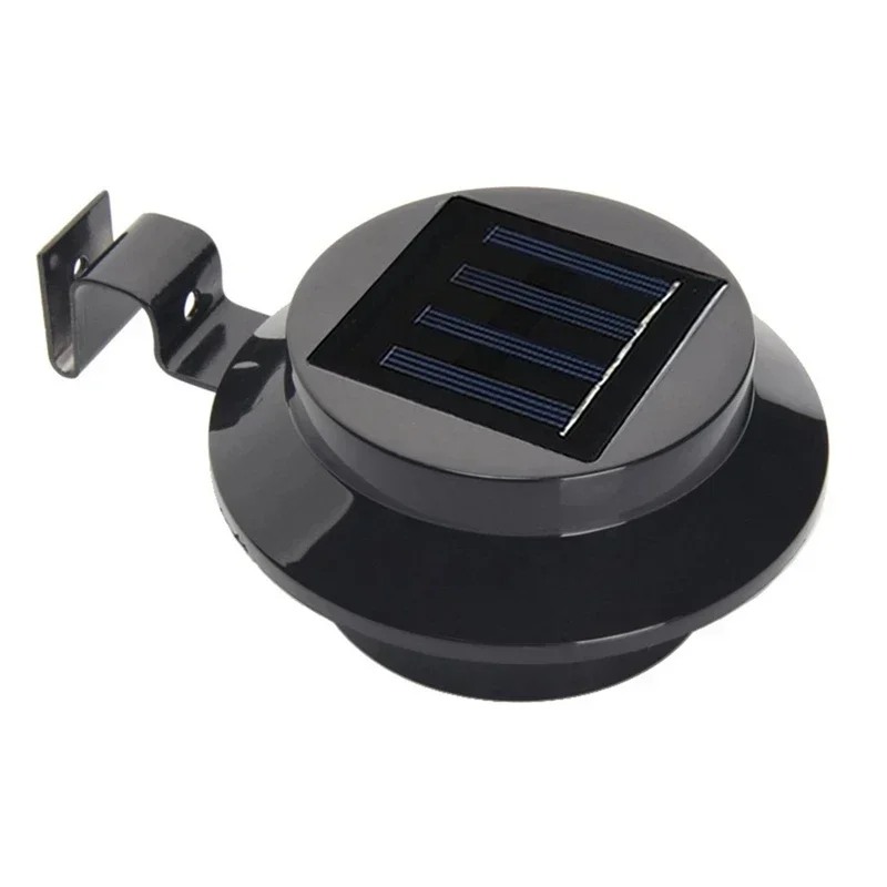 Outdoor  Solar Gutter Lights 3 9 LEDs Fence Light Waterproof Security Lamps For Eaves Garden Landscape Pathway B solar lights