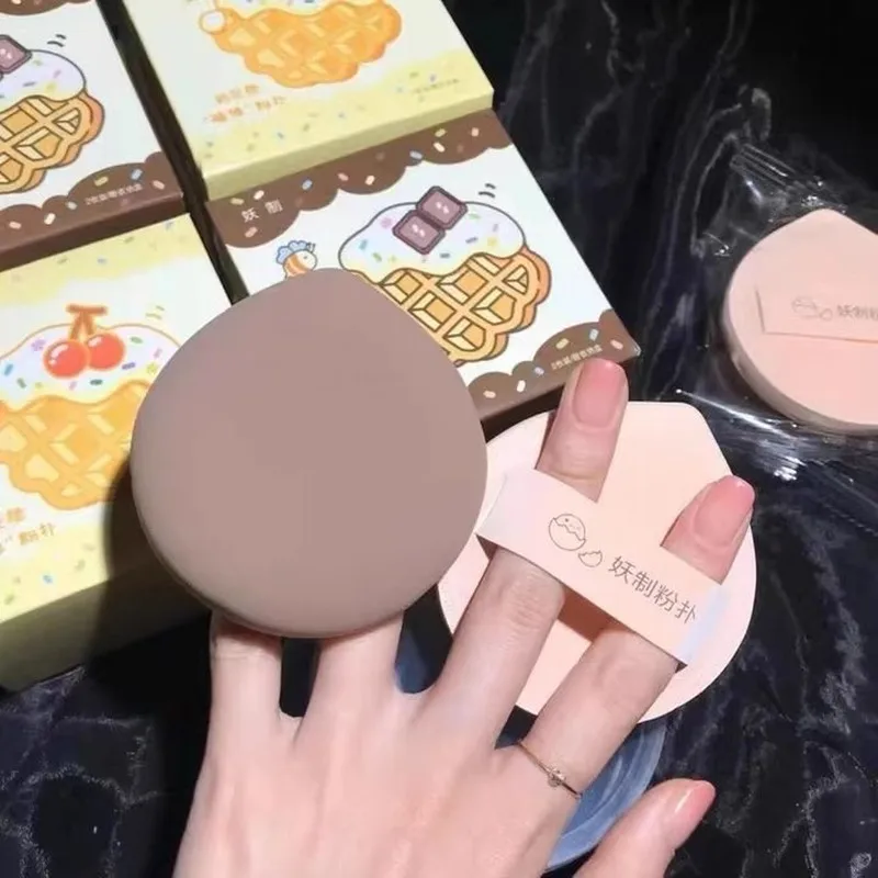 YAOZHI poduszka powietrzna miękka gąbka do blendera Marshmallow podkład gąbka kosmetyczna do użytku na mokro/sucho aplikator do makijażu wysoka elastyczność