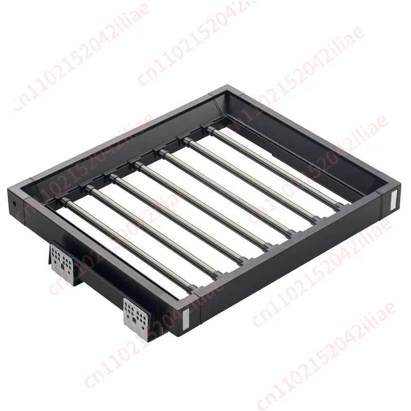 

Invisible Retractable Damping Slide Rail Pull Out Pants Hanger Clothes Drying Rack For Balcony Above Washing Machine