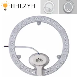 Anillo de luz LED Circular para el hogar, PANEL de luz Circular de AC220V-240V, 12W, 28W, 24W, 36W, color blanco frío