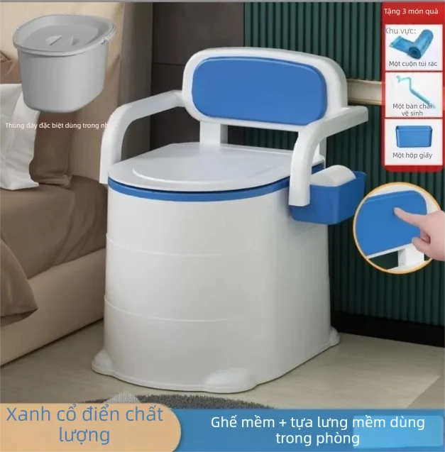 Ghế Toilet Di Động Cho Người Cao Tuổi Và Phụ Nữ Mang Thai