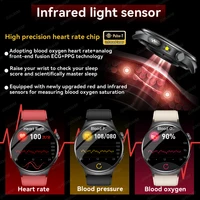 2026 New Accurate Diagnosis Smart Watch Body Fat ECG Blood oxygen BP Health Sport HD AMOLED Screen call Smart watch Men women - Image 4