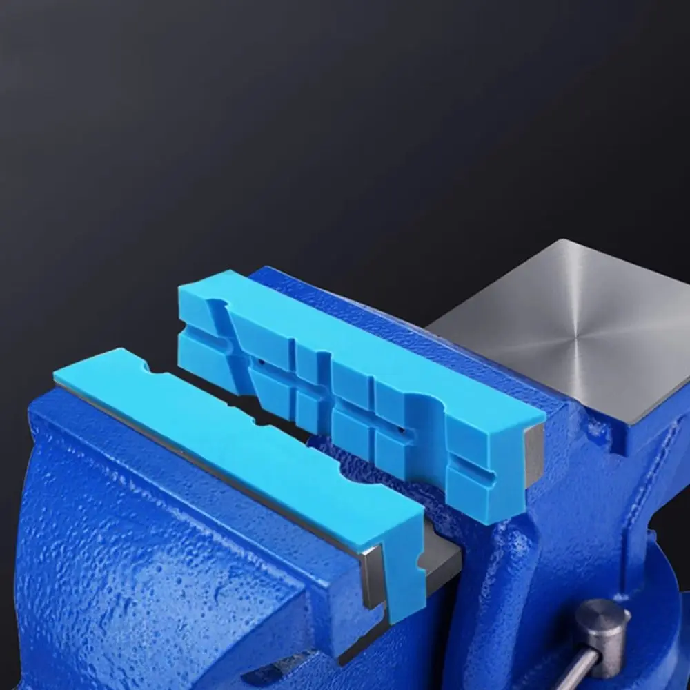 Blue Rubber Vise Protection Strip 4/5/6 Inch Magnetic Vise Protective Jaws Protective Cover Face Pads Magnetic Vise Cover