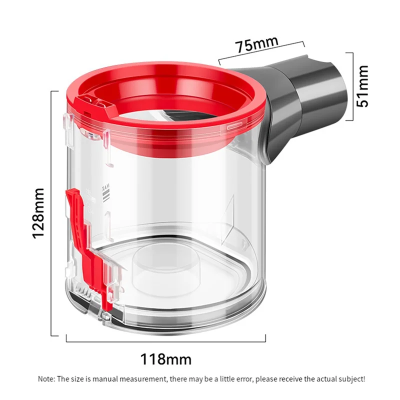 

ABMH-пылесборник для Dyson V7 V8 SV10 SV11, пылесборник, контейнер для мусора, запасные части для пылесоса, насадка