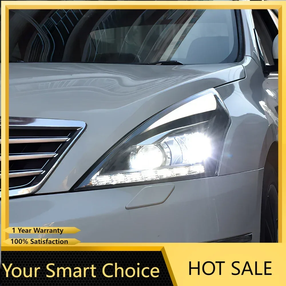 

Upgraded Car Front Lamps for Nissan Teana 2009-2012 Auto Headlights Assembly High Configuration Led Projector Lens Accessories