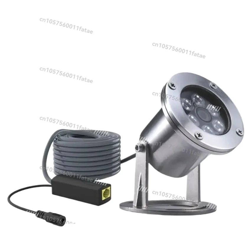 

Swimming Pool POE Conventional Surveillance Camera 4K, IP68 Waterproof High Definition 5 Million Pixel Underwater Camera