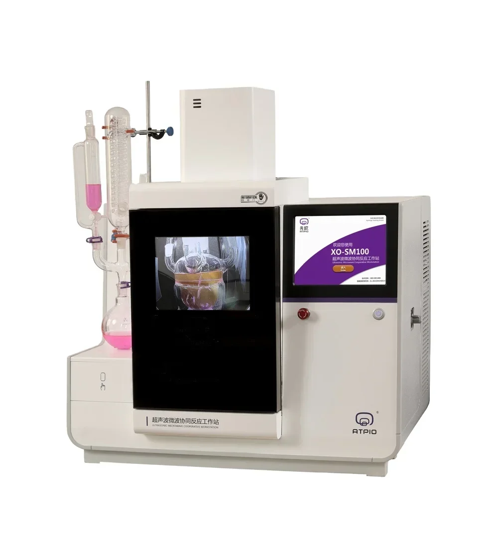 2025 أعلى نظام التوليف المختبري أداة تحسين رد الفعل الكيميائي نظام رد فعل الميكروويف بالموجات فوق الصوتية