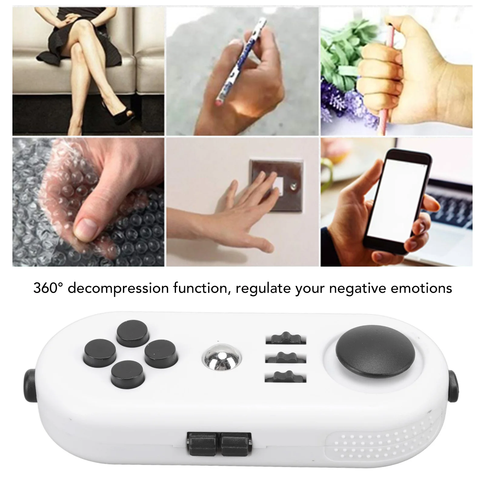 Angst Sensorisches Zappeln Reduzieren Stress Entspannen Stimmung Tragbare Angst Sensorische Sensorische Fidgets Controller Pad