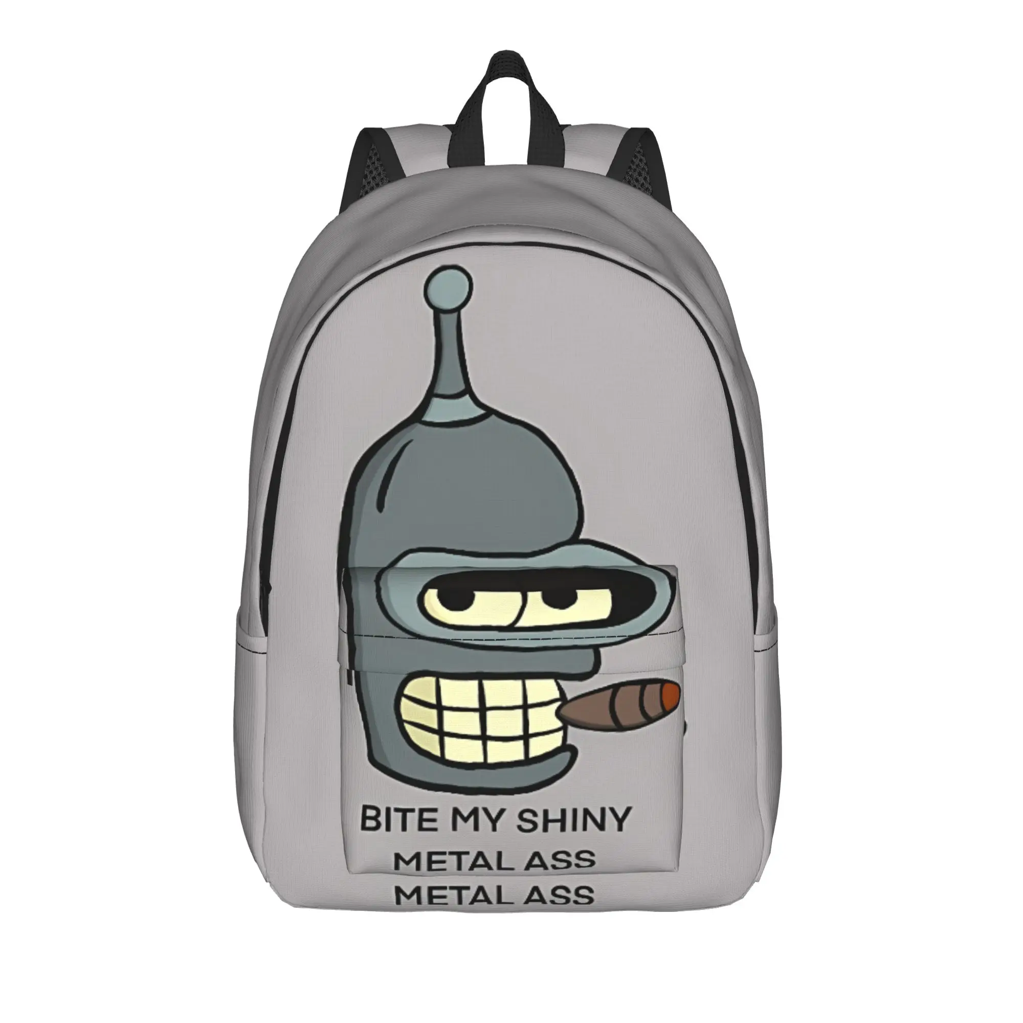 Back to School Season Personalised Vintage Cartoon  Laptop Bag Futurama High School Students Daypack Backpack