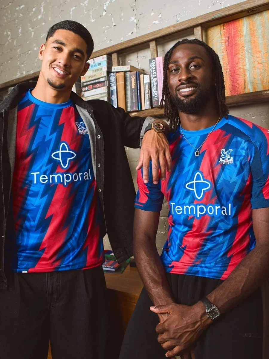 2026/27 New Men's Crystal Palace Competition Jersey 3D Print Y2K Quick Drying Sports Shirt for Daily and Training Wear T-shirt