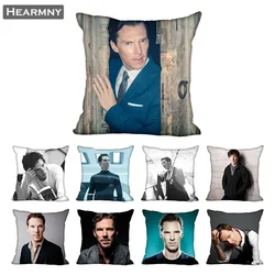 Benedict Cumberbatch Pillow Case For Home Decorative Pillows Cover Invisible Zippered Throw PillowCases 45X45cm