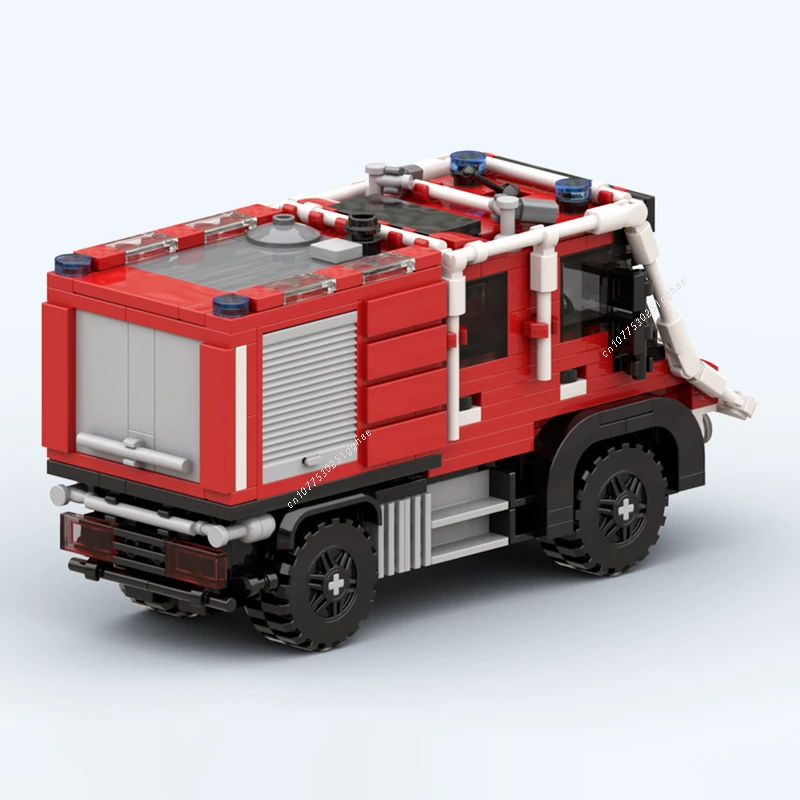 MOC Building Blocks nuovo tipo Wildland Fire Engine City Vehicle Model Bricks set assemblare Display giocattoli per bambini Puzzle Gifts