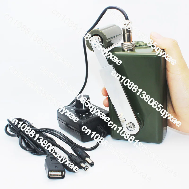 

30W/28V Portable Dynamo Phone Charger Military 30W/0-28V Hand Crank Generator Outdoor Mobile Phone Computer Charging