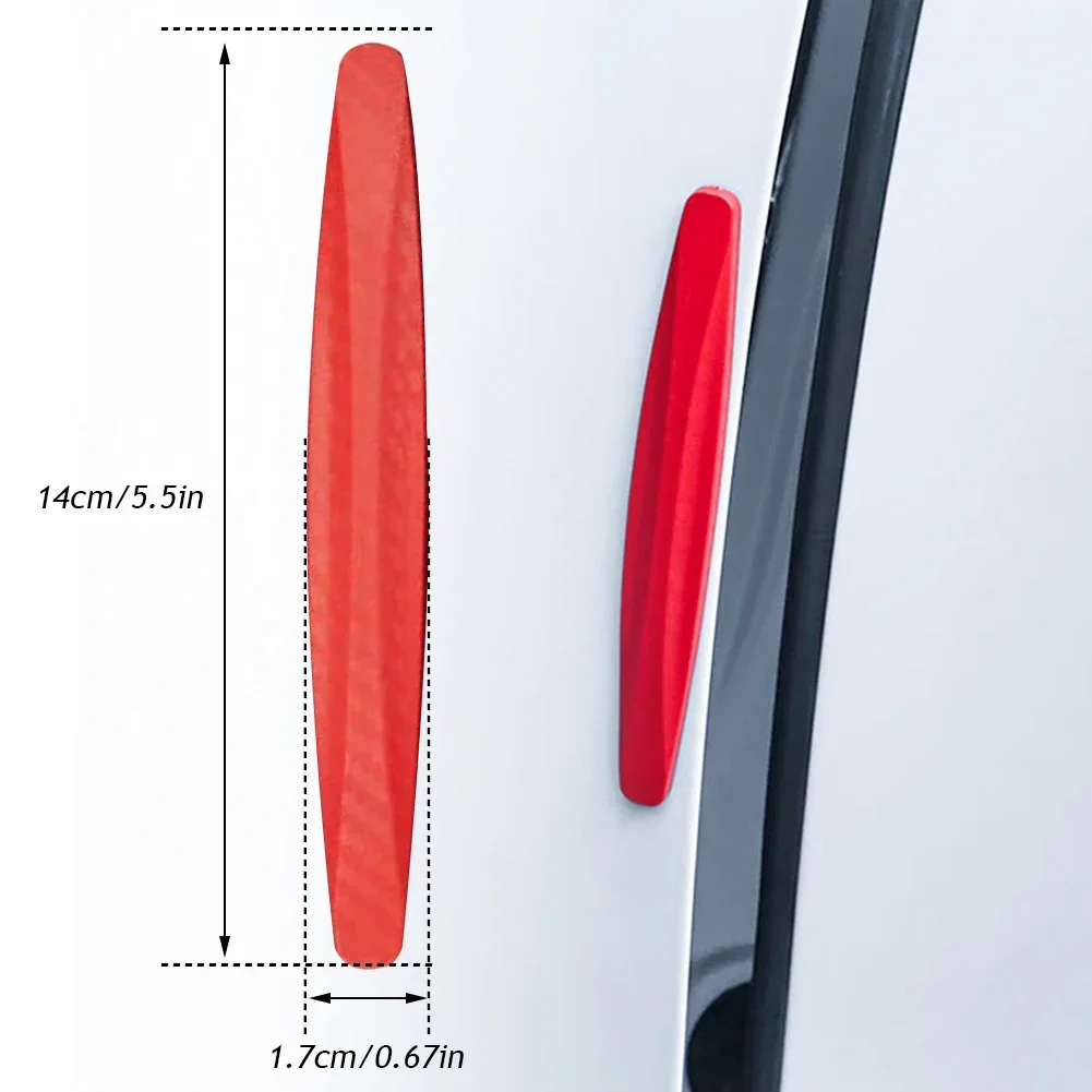 

4/6Pcs Universal Front Rear Bumper Corner Protector Guard Car Anti-collision Protection Decoration Strip Car Accessories New
