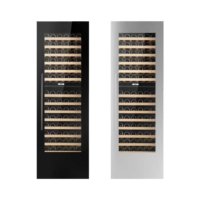 Embedded wine cabinet Constant temperature wine cabinet Ice bar Full embedded refrigerated beverage freezer Double