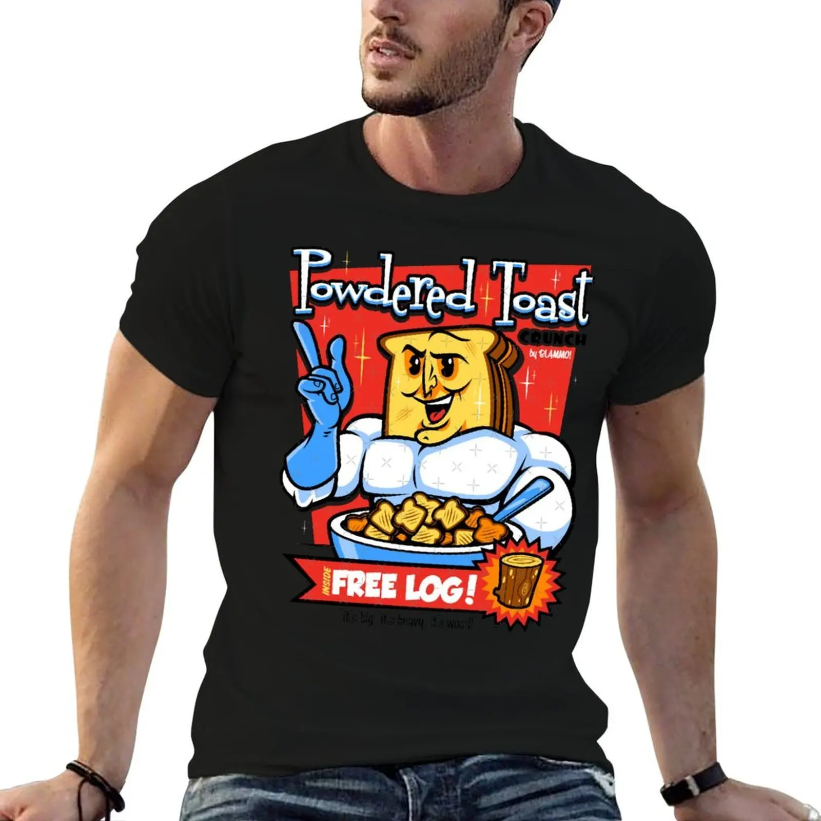 

Powdered Toast Crunch T-Shirt black cotton t-shirt plain for man package essential t shirt T-Shirt