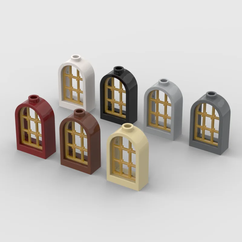 *Window 1x2x2 2/3 w. Twisted bars* 20pcs Y103 DIY enlighten block brick part No.30044 30045 Compatible With