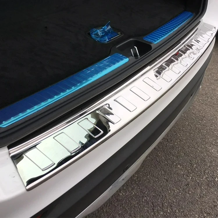 

For Benz GLC X253 1st Gen 2016-2022 Car Tail Rear Bumper Box Gate Trunk Boot Doorsill Threshold Scuff Guard Pedal Trim