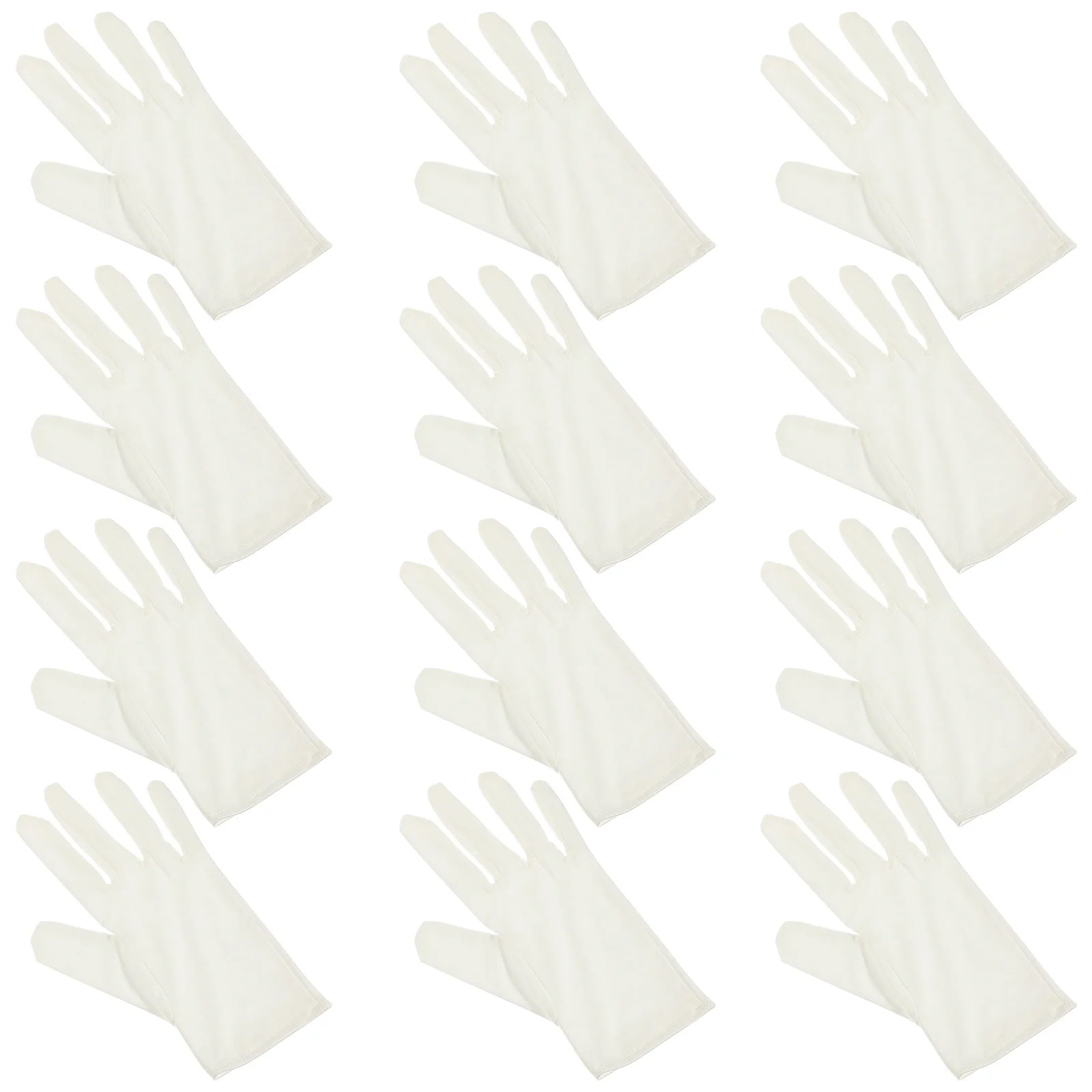 

6 Pairs Multifunction Jewelry Eczema Gloves Work Grip for Microfiber Cloth Hand Protector