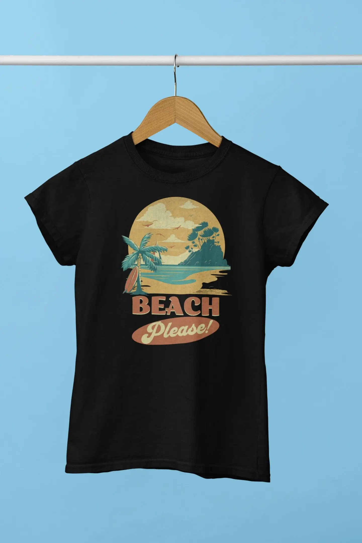 Beach Pun T Shirt Surf Joke Seaside Coastal Top Ocean Lover Fashion Vacation Clothing Lifeguard Apparel Travel