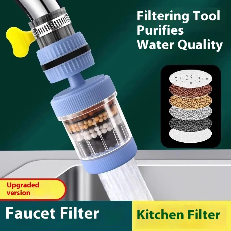 

Кухонный смеситель, бытовой очиститель 360° ° Вращающийся брызгозащищенный разъем