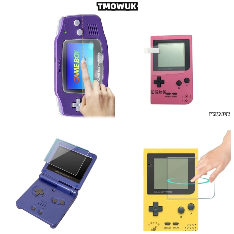 

Clear And Durable 9H 2.5D Tempered Glass Screen Protector For Nintendo Game Watch GBP GBA GBC