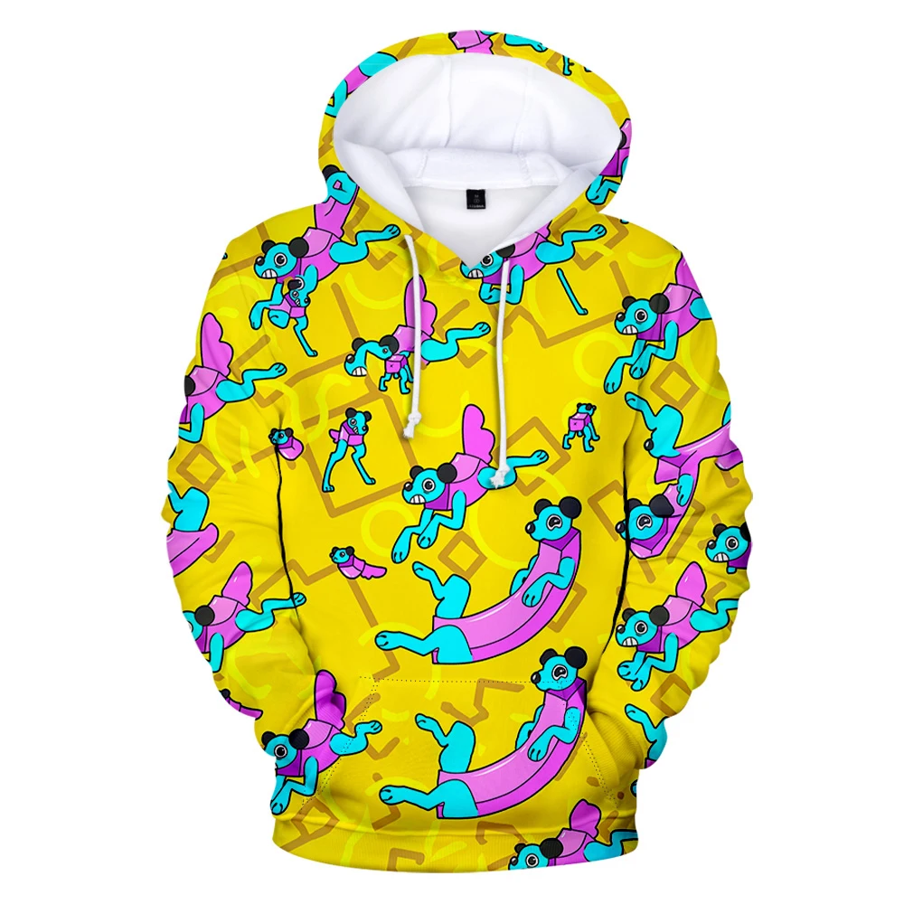 Wobbledogs-Hoodie esportivo unissex, impressão 3D, tops casuais, todas as partidas, estilo Harajuku