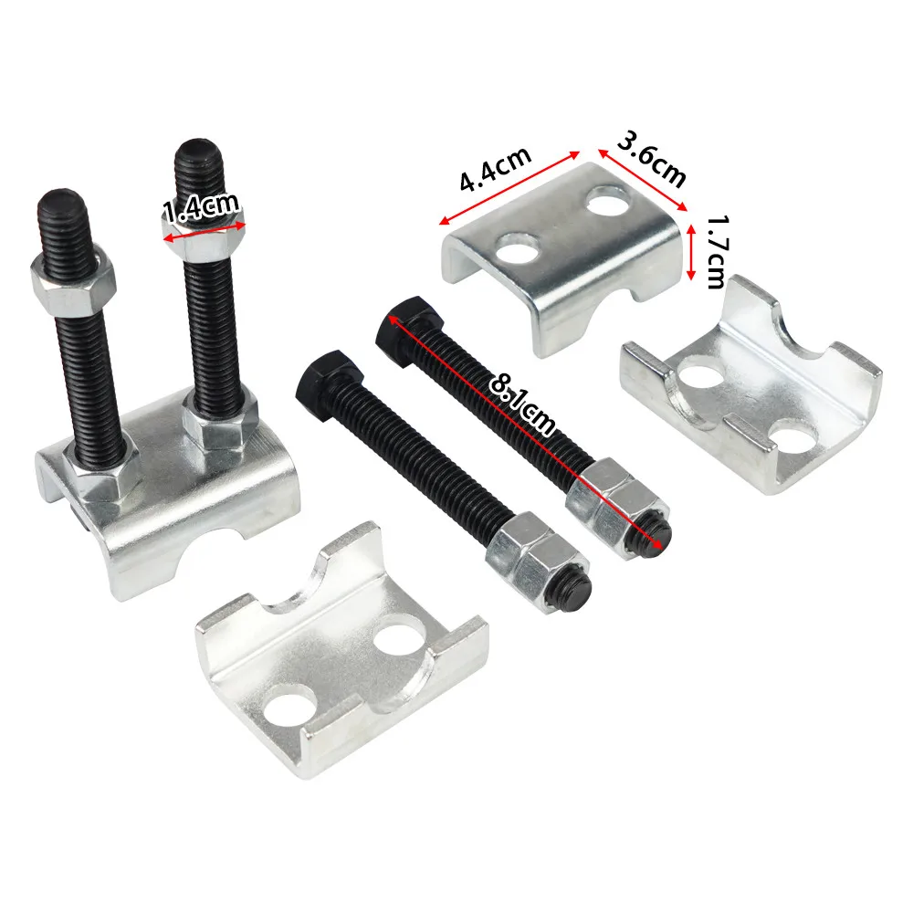 2Pc/4Pc Mini Coil Spring Compressor Carbon Steel 2 Way Adjustable Spring Spacer Shocks Adjustable Coil Spring Struts Tool