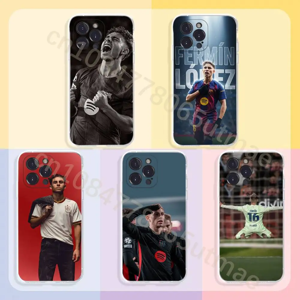 F-Fermin Lopez Phone Case For iPhone11,12,13,14,15,16,17,Plus,Pro,Max,Plus,Transparent Cover