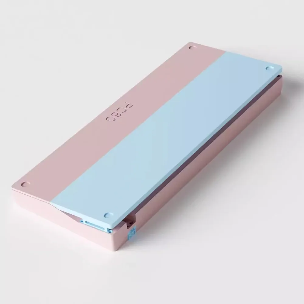PC60v2 Mechanical Keyboard Aluminum Shell Custom Glitter Spraying DIY Case for Wooting GH60 HM 60% Layout Keyboard Accessories