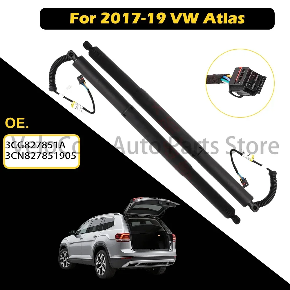 Electric Trunk Opener For 2017- VW Atlas Precision Fit Support Tailgate Gas Spring Struts 3CG827851A 3CN827851905