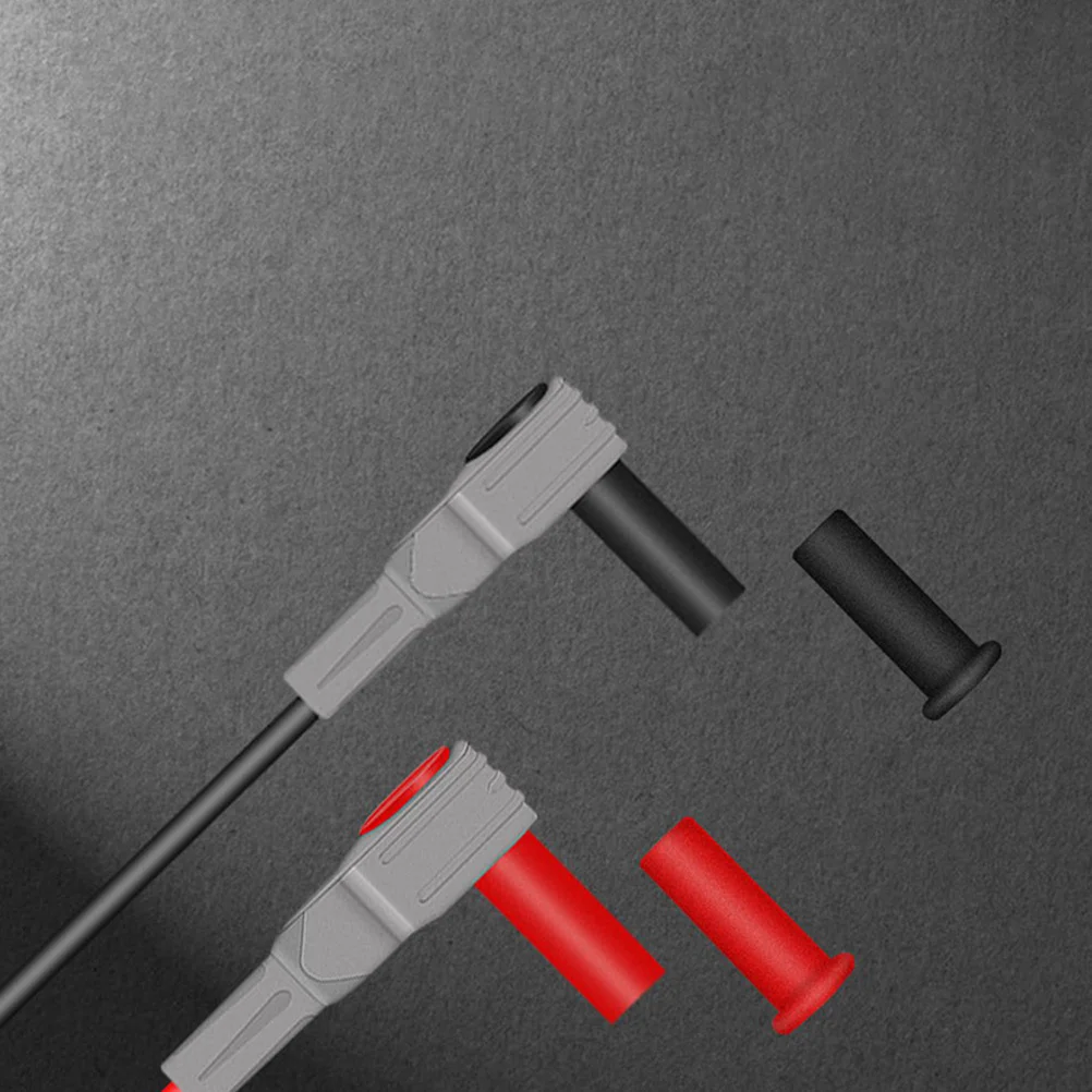 

1 Pair Test Probes For Multimeter 1000V/20A High Voltage Resistant Insulated Leads Premium Material Nonslip Handle Multi Meter