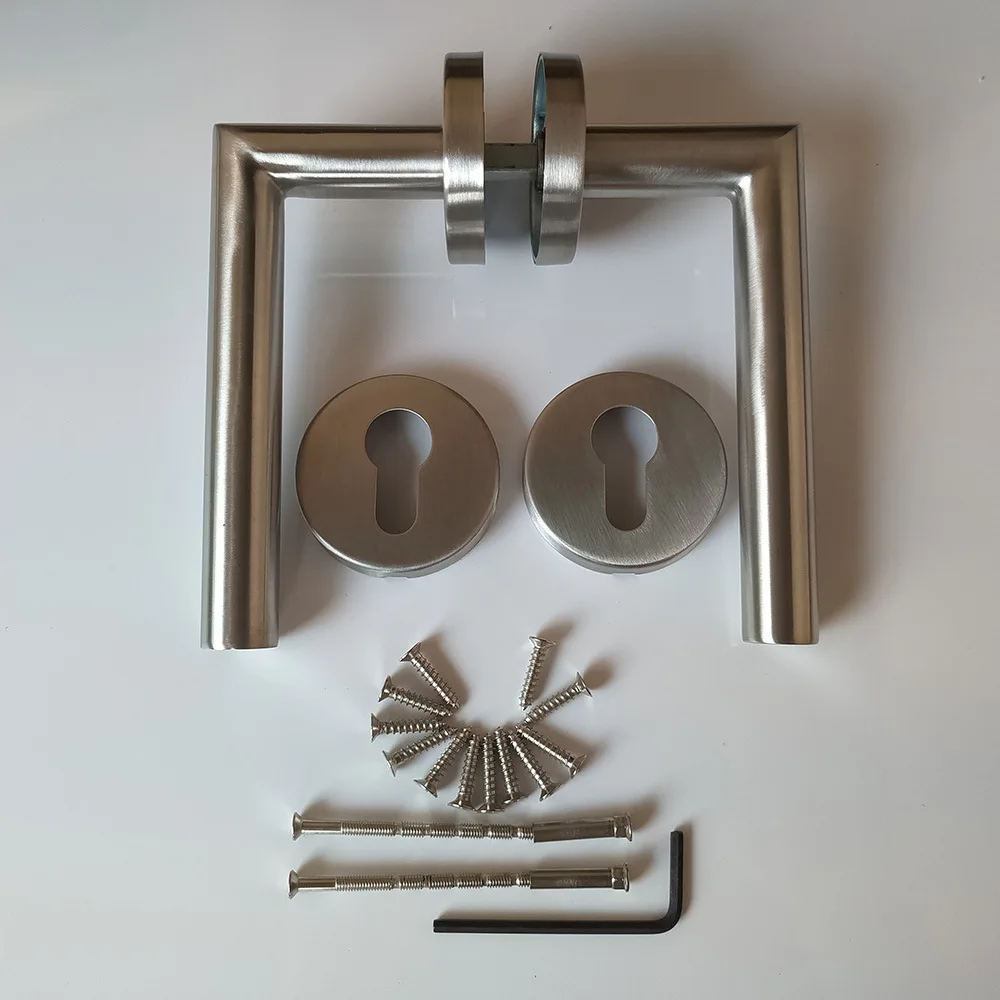 Handle Door Sliding Interior Door Handles 1 Pcs Household Accessories Entrance Gate Lever Knob For Bedroom Bathroom