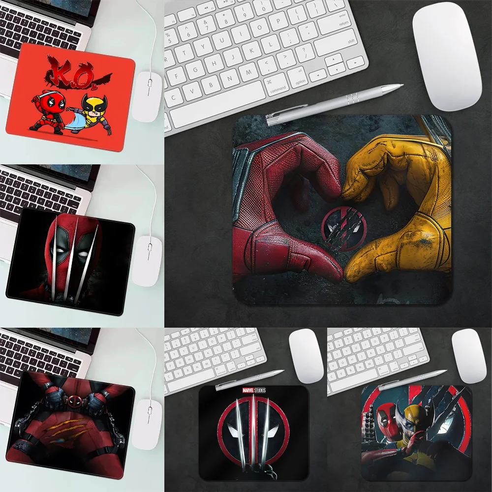 

Marvel Deadpool and Wolverine Gaming Mouse Pad XS Small Mousepad For PC Gamer Desktop Decoration Office Mouse Mat Deskmat Rug