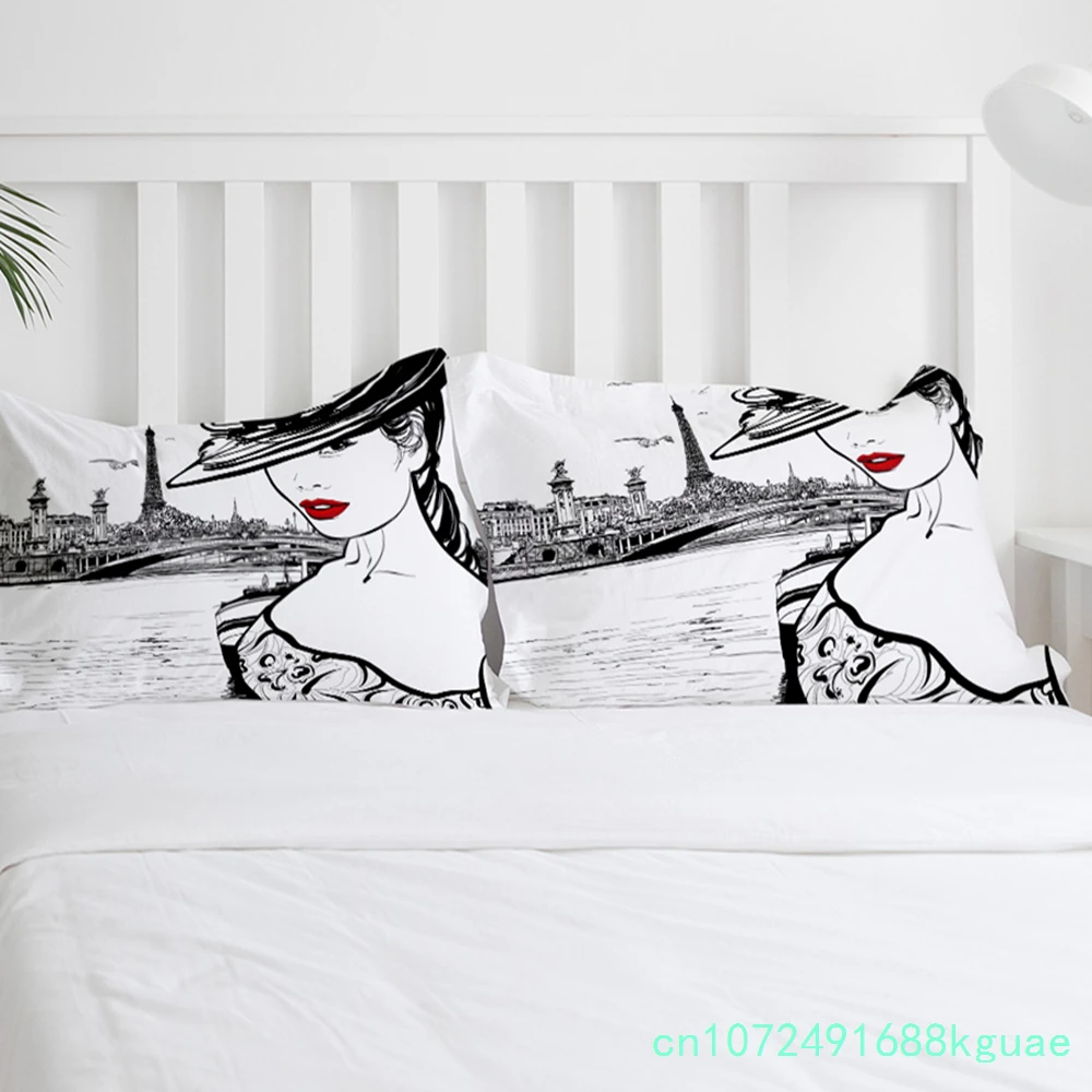 Set Sprei Paris Seine Wanita M - Home Textiles Paris ulasan dan harga