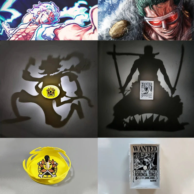 

Новая аниме-лампа One Piece: Проектор теней Ророноа Зоро, Луффи, Гоку. Креативный светильник-проектор. Коллекционный подарок для фанатов аниме.