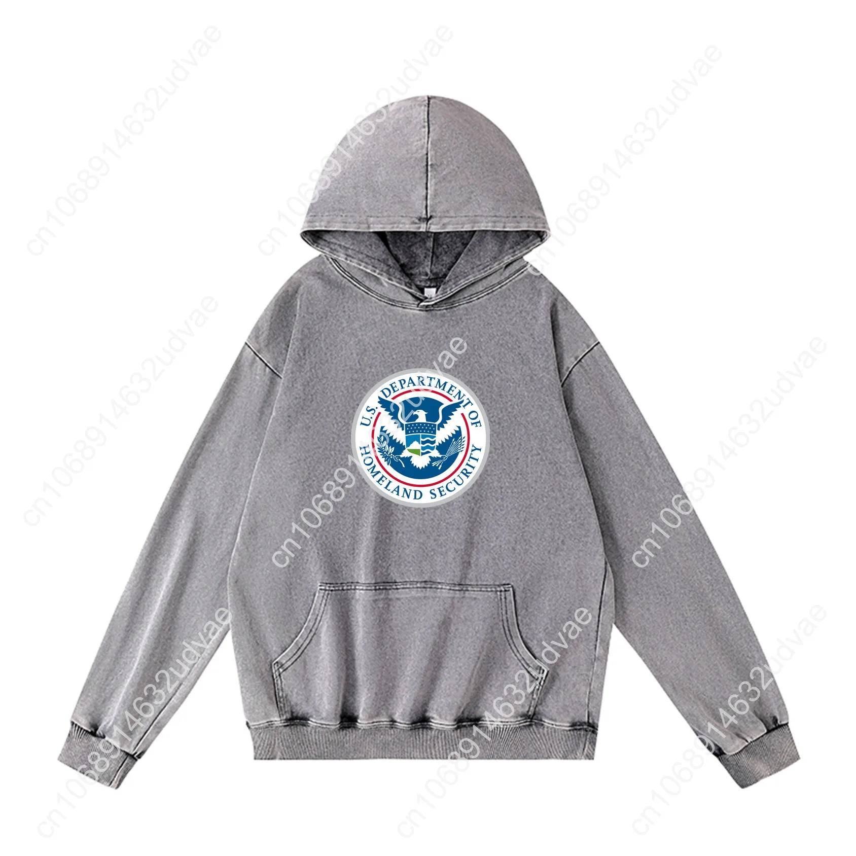 Homeland Security Investigations Hoodies Retro Hooded Sweatshirt Man Woman Teenager Vintage Pullover Sweat Customized Tops