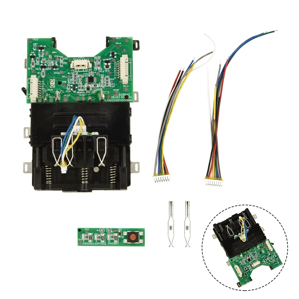 

1 Pc DCB609 Li-Ion Battery PCB Charging Protection Circuit Board Lithium Battery For 60V DCB606 Power Tools Accessories