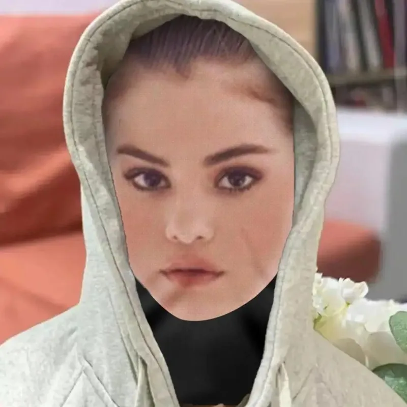 2 pz/3D Stampato Maschera a pieno facciale Uomini e donne Gioco di ruolo Copricapo Hip Hop Moda Passamontagna Copricapo Divertenti Puntelli Cosplay