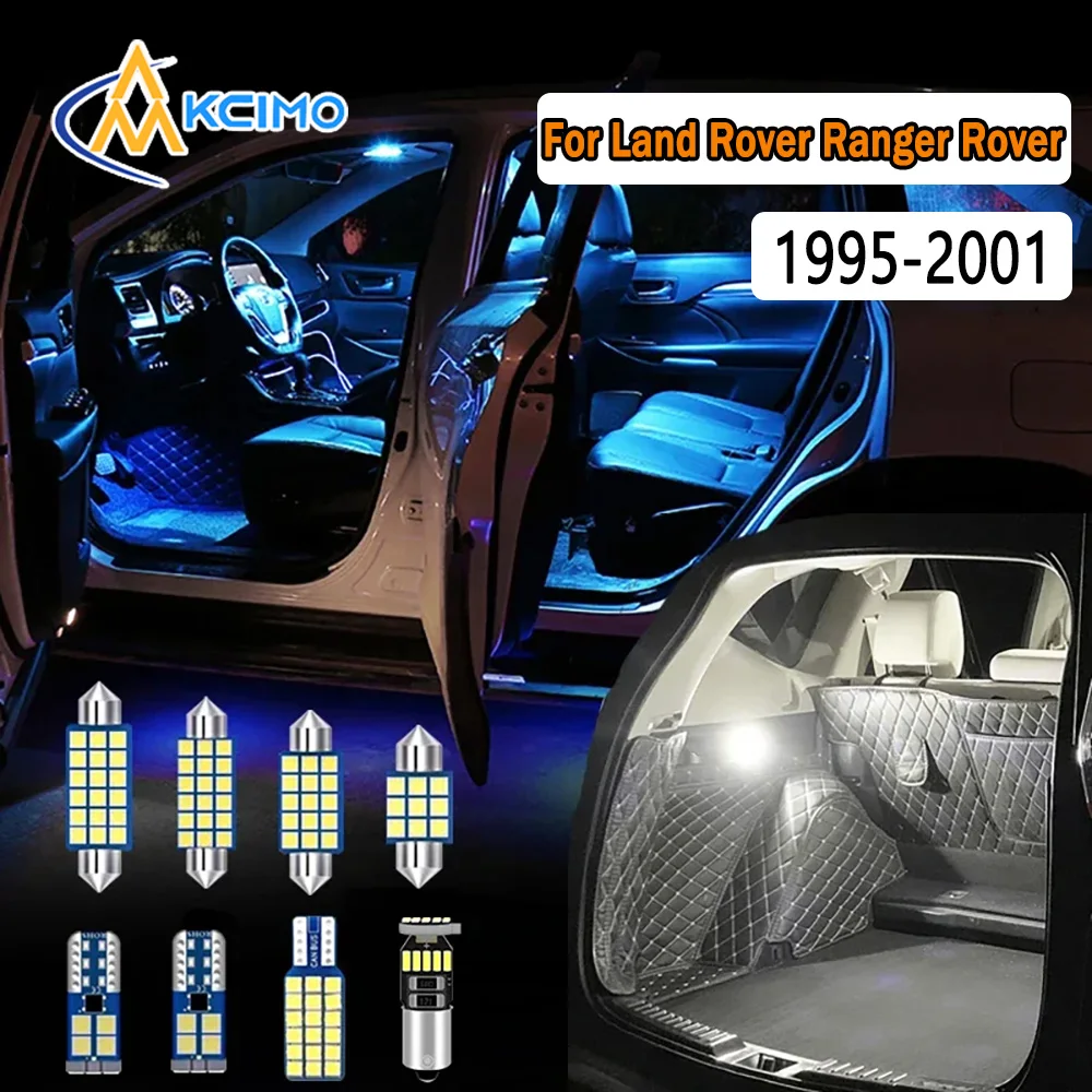 

Canbus LED Interior Light Kit For Land Rover Ranger Rover 2 II P38 P38A 95-01 Bright Dome Map Door Lights Easy Install Bulbs Set