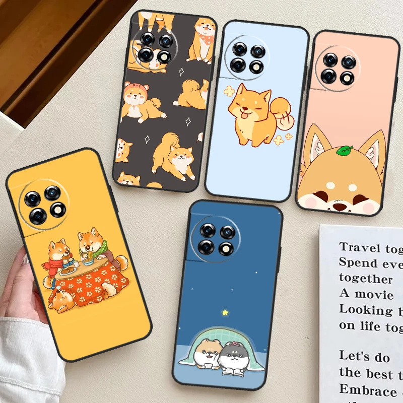 Animal Shiba Inu For OnePlus 9 10 Pro 11 12 8T 9RT 10T 10R 12R OnePlus Nord 2 2T CE 3 Lite N10 N20 N200 Case