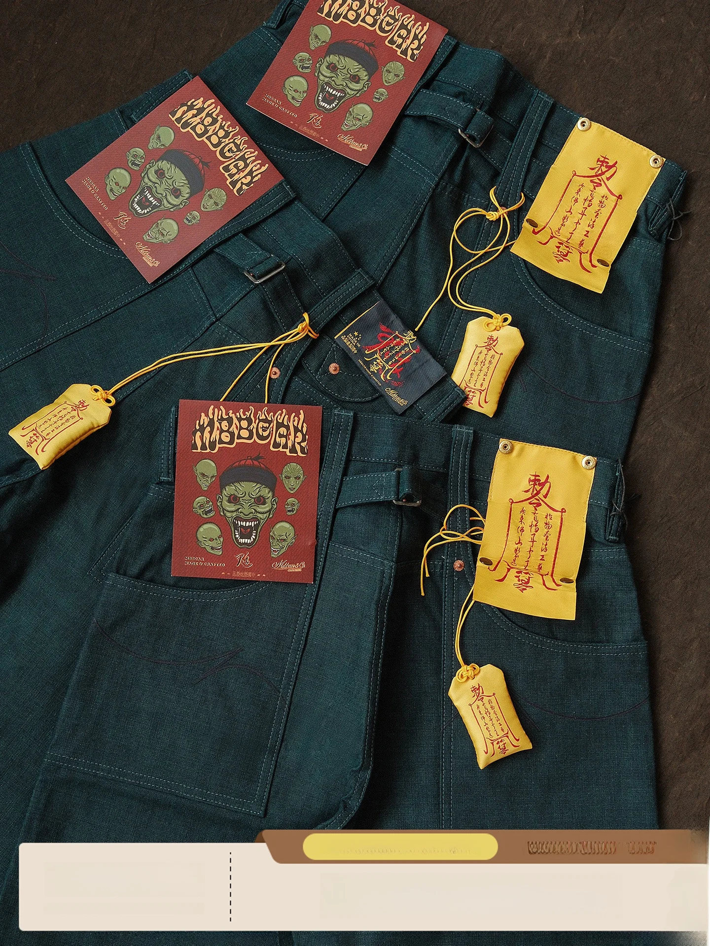 

Джинсы с высокой талией, широкими штанинами, из канваса, с двойными коленями, в стиле Red Ear Logging Crew, молодежные, модные, хлопковые, прямого кроя, свободного покроя