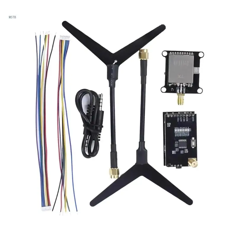 

Images Transmission Module 1.2/1.3GHz VTX-1G3SE Transmitter VRX-1G3-V2 Receiver Dropship