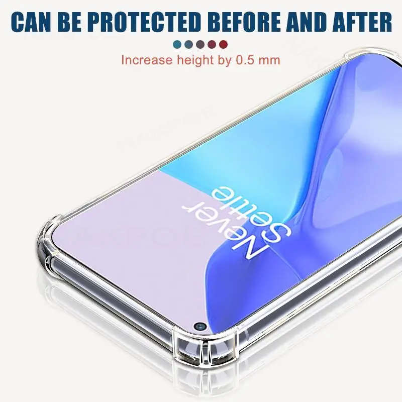 Clear Shockproof Phone Case For Oneplus 7 7T 8 9 10 Pro 8T 9R 9E 9RT Soft Silicone Coque For Nord 2 N10 N20 N100 N200 Back Cover