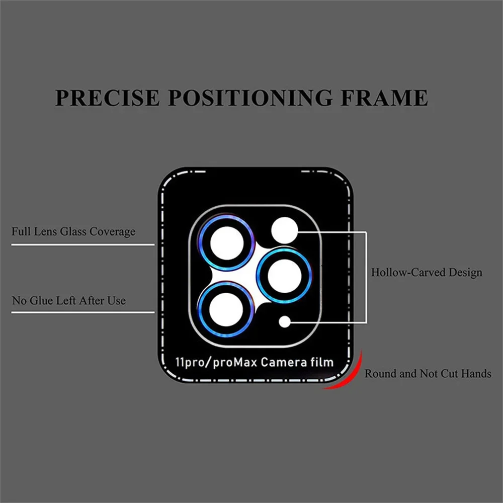 2-3Pcs Camera Metal Ring Protector For IPhone 15 13 14 Pro Max Back Lens Tempered Glass For IPhone 13 14 14Pro Protective Cap