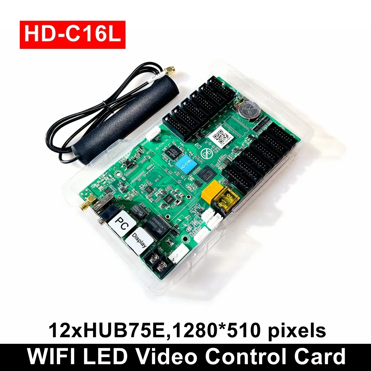 

Competitive Price HD-C16L Huidu WIFI Asynchronization Advertising LED Video Display Controller Can Work As Receiver Card