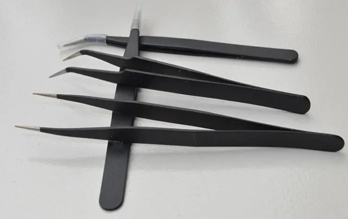 Anti-Static Hand Tool Set, Maintenance Repair Tool Kit, Anti-Static Stainless Steel Tweezer Set for Model Making, 1PCS