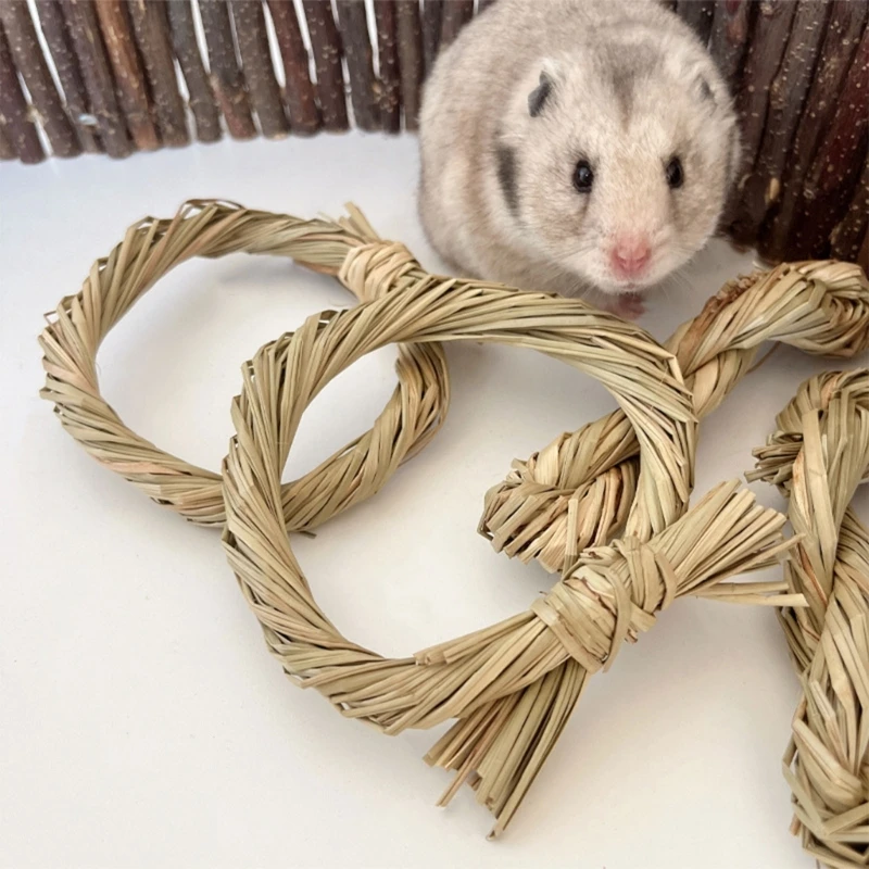 Hays Treats for Small Pet Teething Rabbit Chew Toy for Hamsters Gerbils Degu-Bunny Natural Grass  Sticks Cage Toy